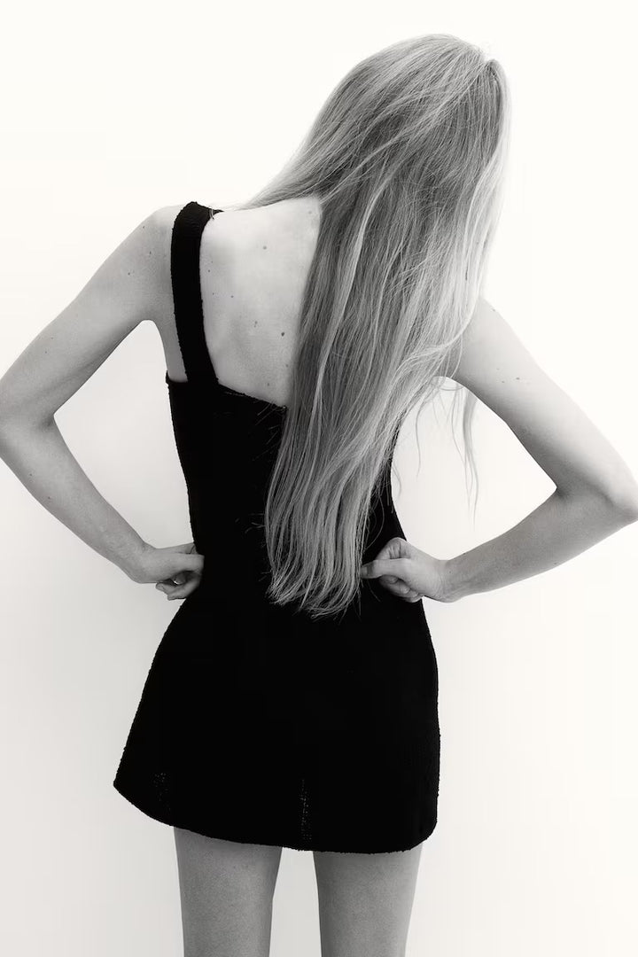 H&M Textured-Weave Dress
