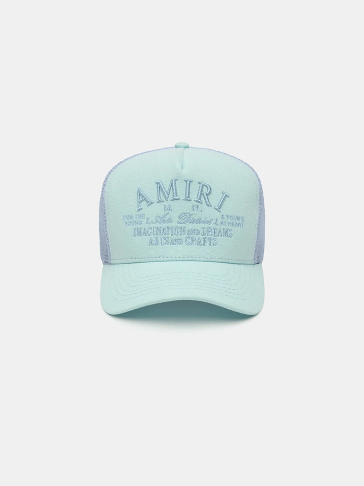 AMIRI ARTS DISTRICT TRUCKER HAT