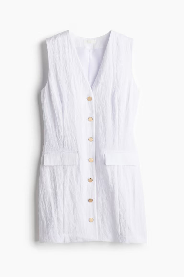 H&M Button-Front Dress