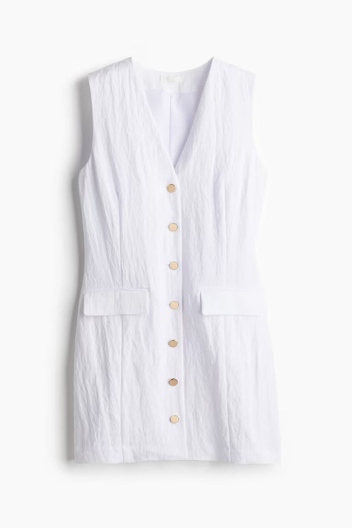 H&M Button-Front Dress