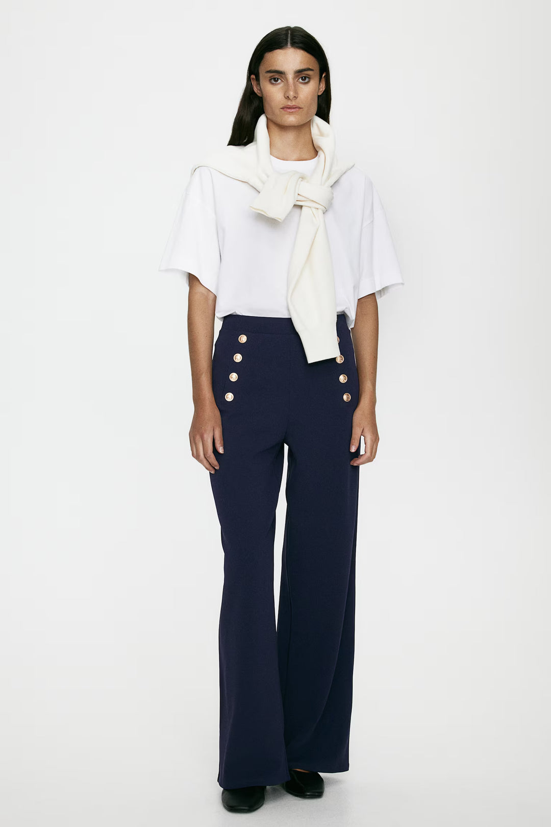 H&M Button-front Pants