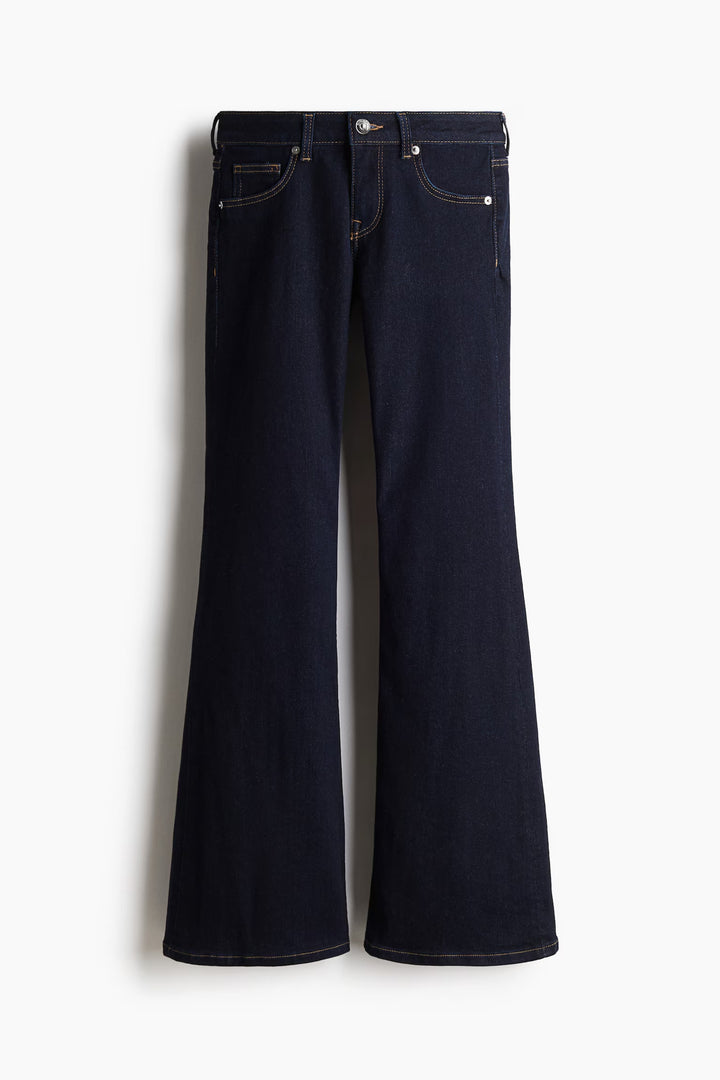 H&M Low Rise Flared Leg Jeans