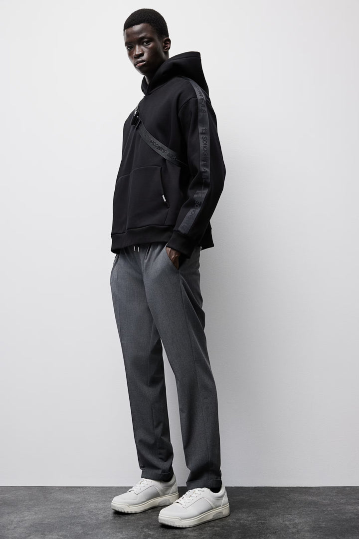 H&M Loose Fit Hoodie with Side Stripes