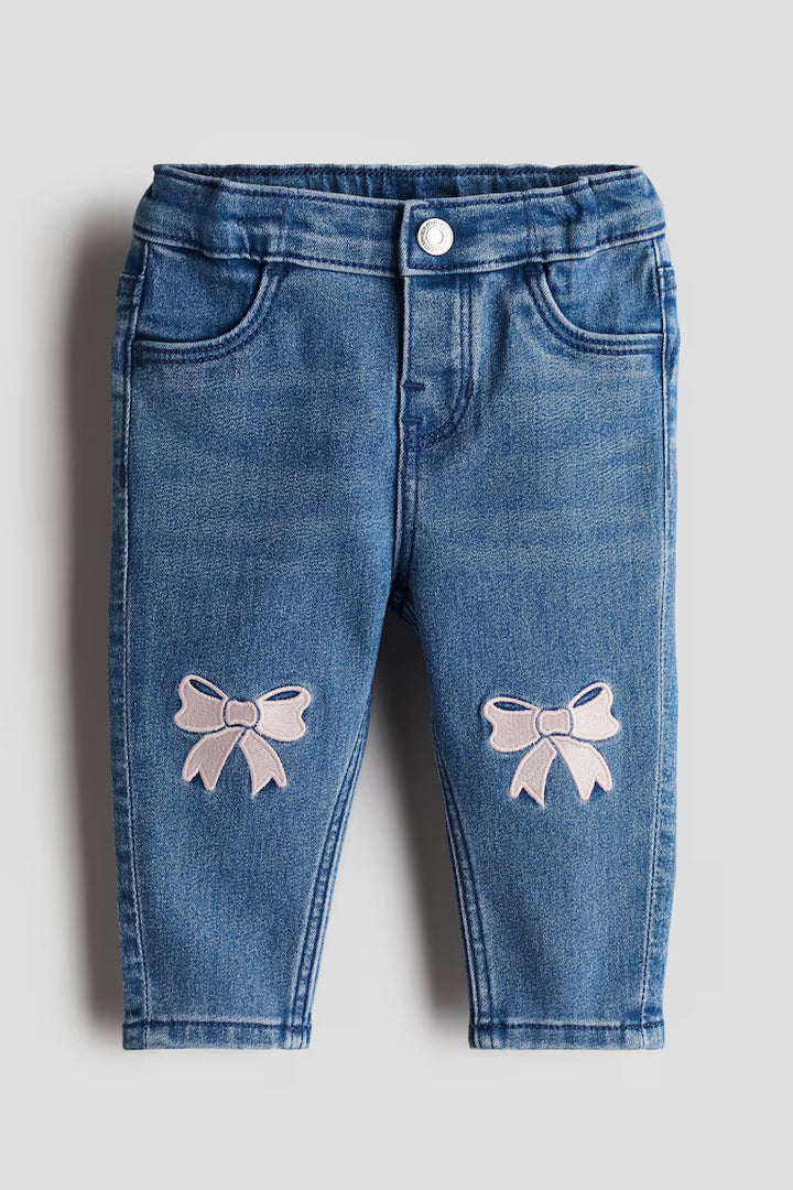 H&M Embroidered Jeans
