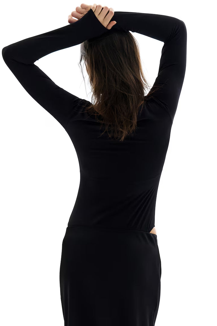 H&M BOAT-NECK BODYSUIT