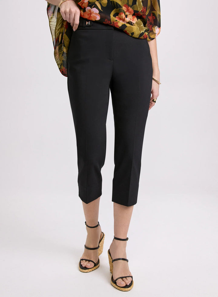 LAURA Studded Cotton-Blend Capris