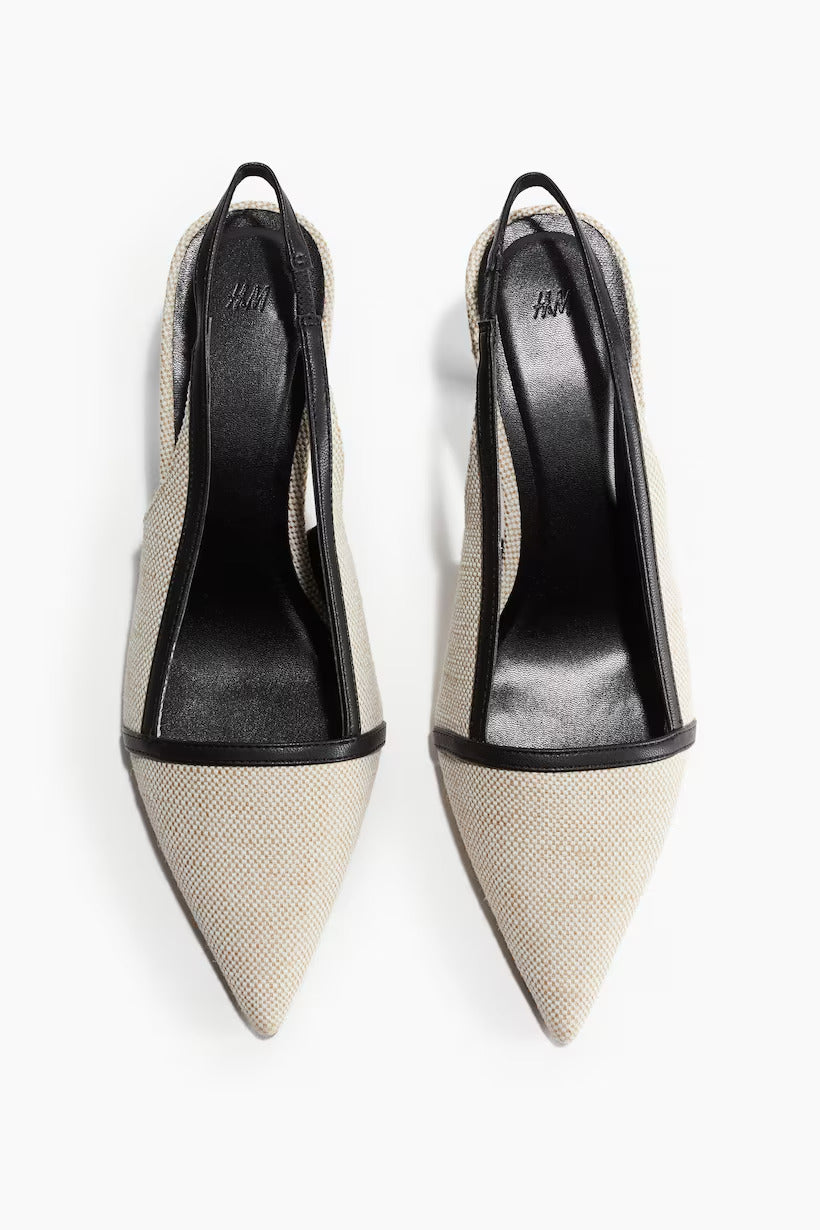 H&M Pointed Slingbacks