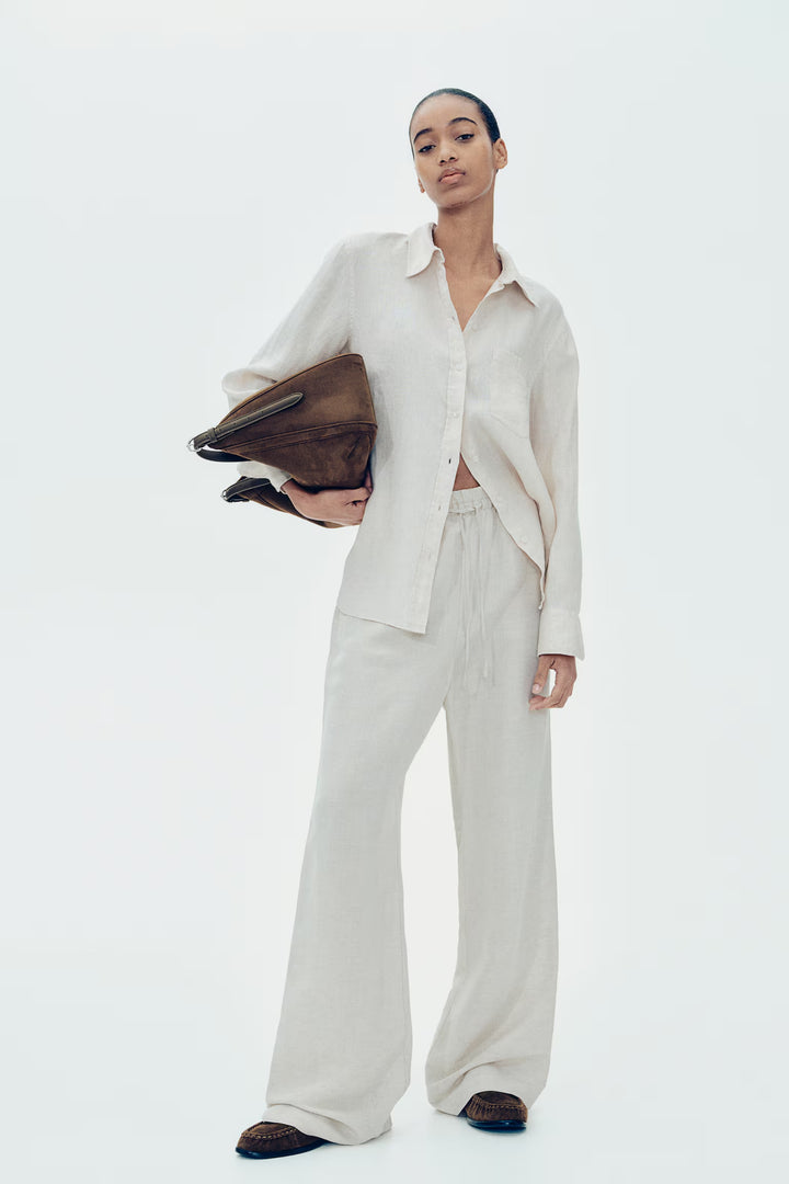 H&M Linen-Blend Pants