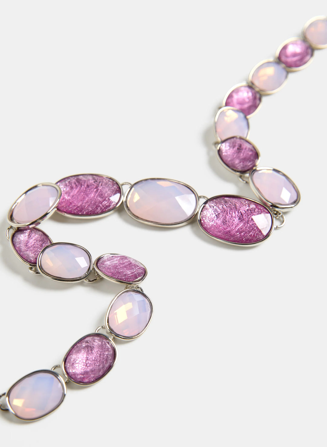 Laura Oval Stone Necklace