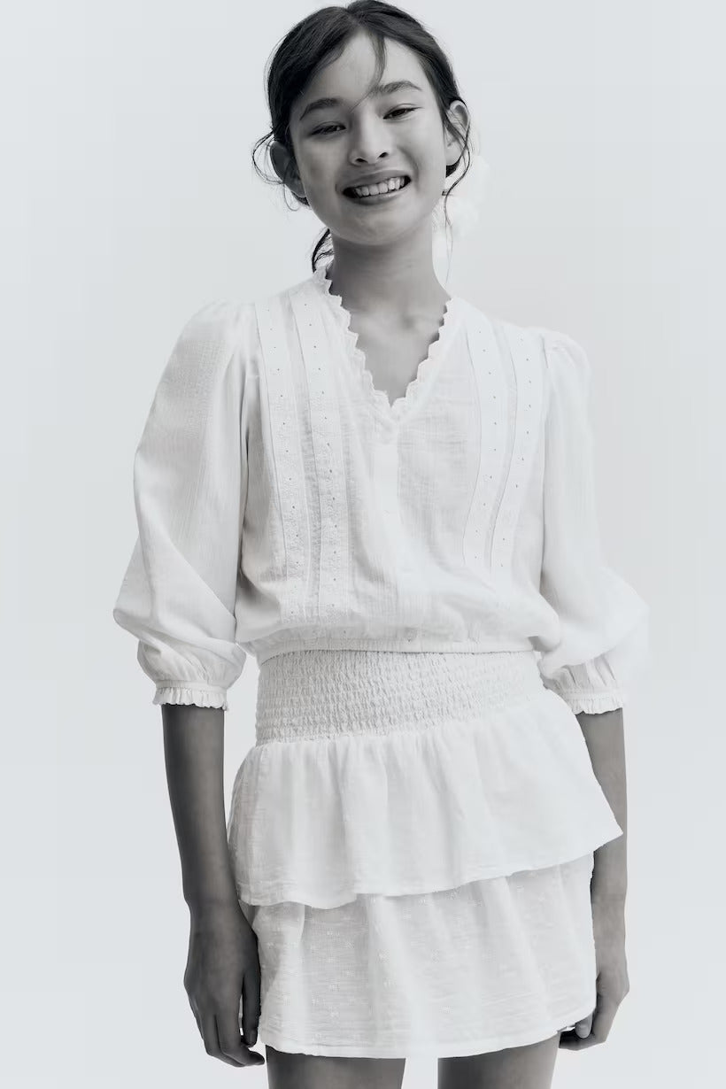 H&M Smocked Skirt