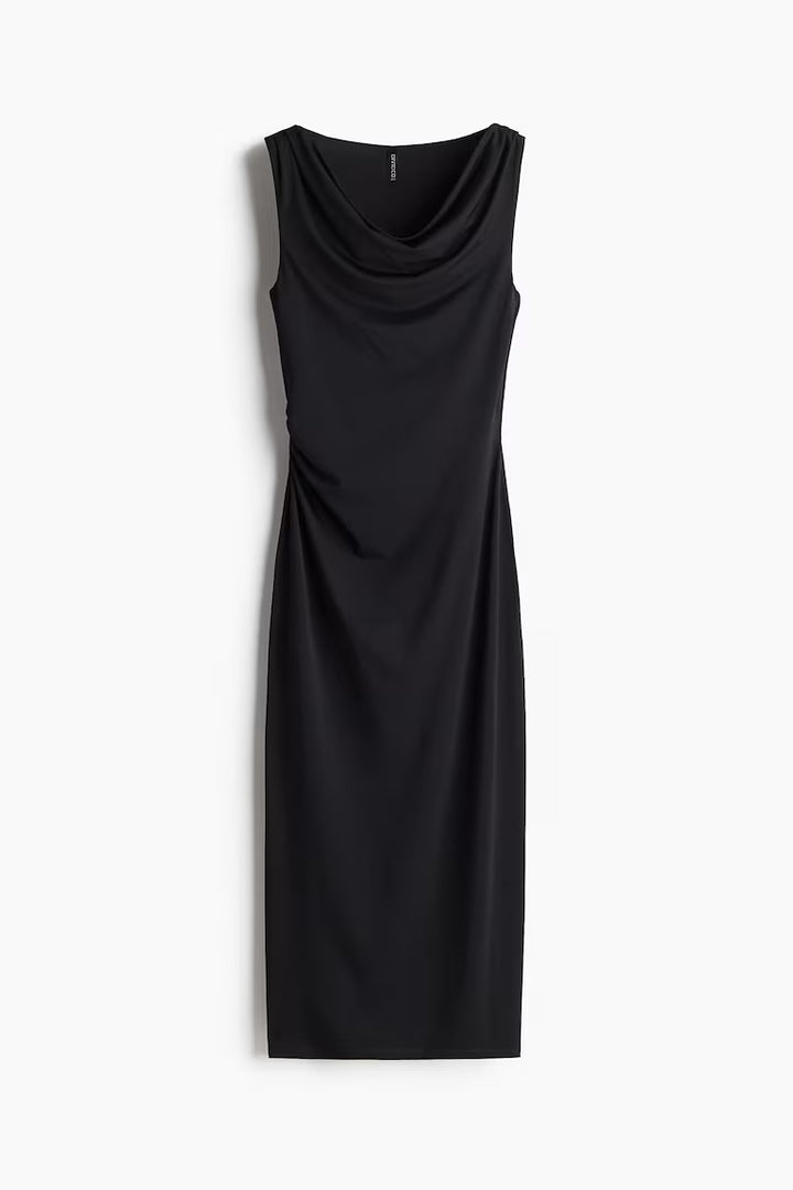 H&M Draped Midi Dress