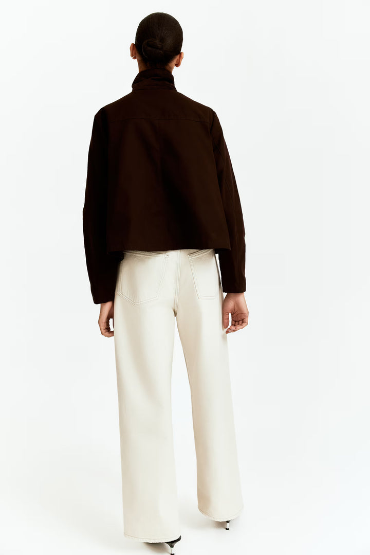 H&M Jacket with Corduroy Collar