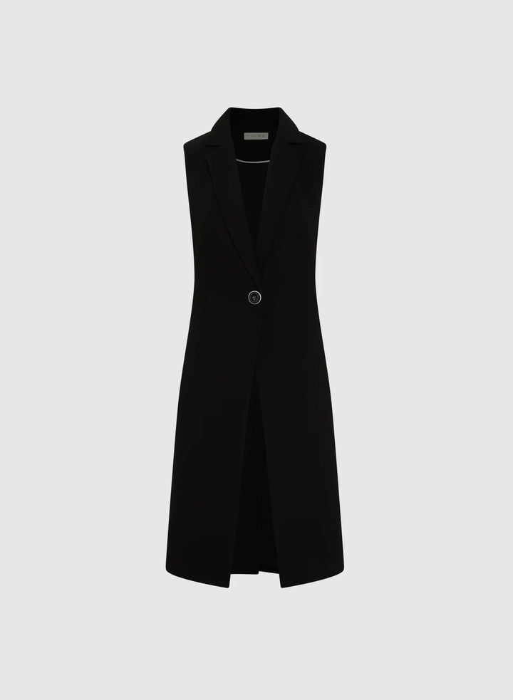 LAURA Long Buttoned Vest