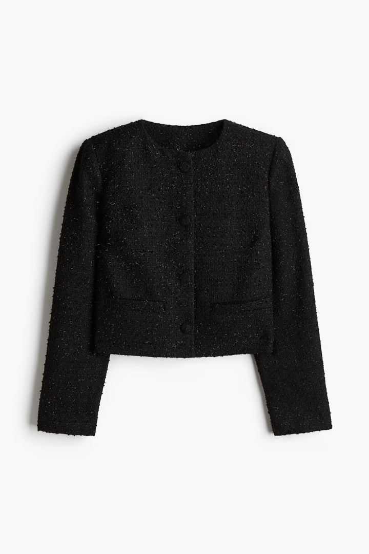 H&M Bouclé-Weave Jacket