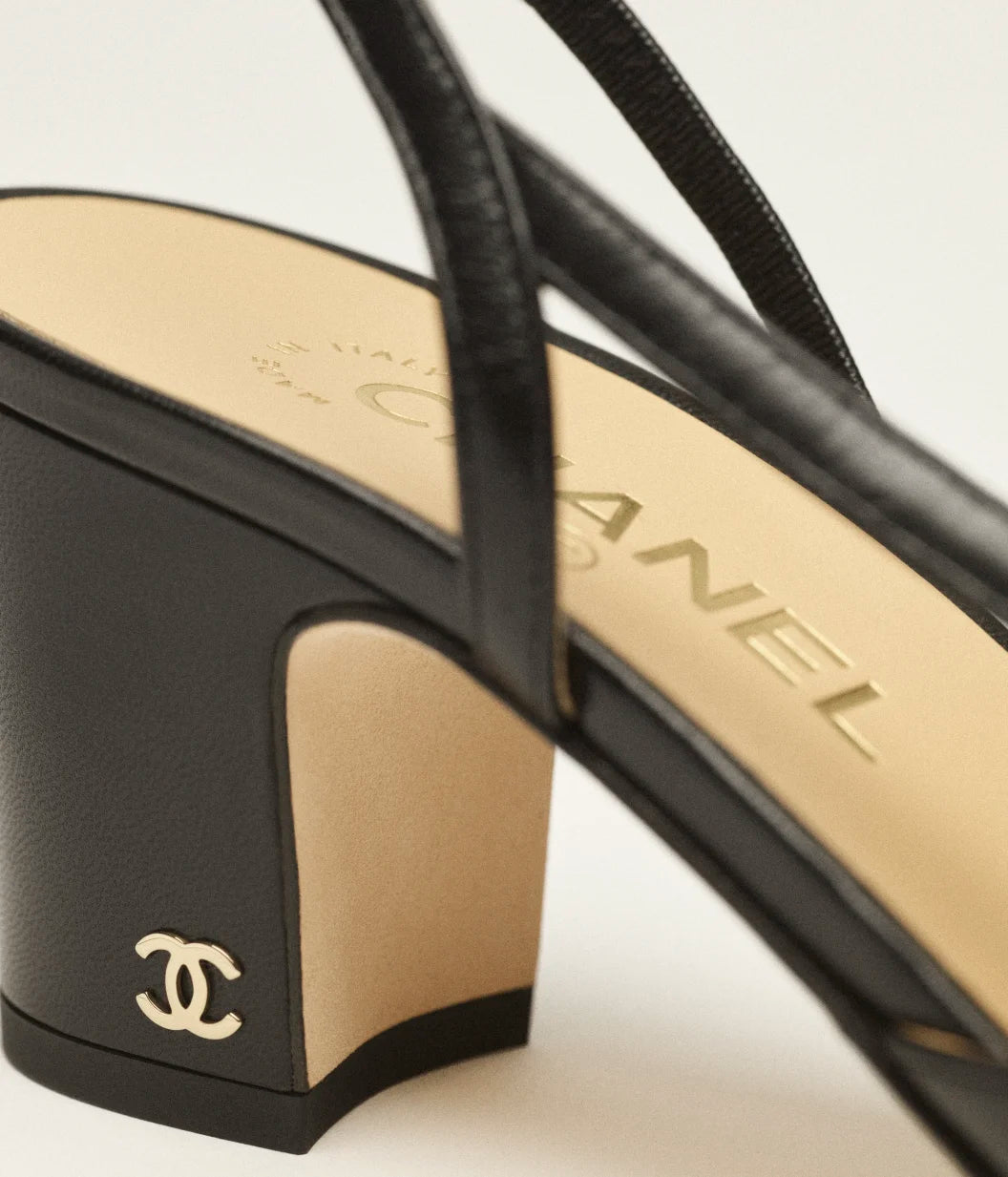 CHANEL Slingbacks Tweed & Grosgrain