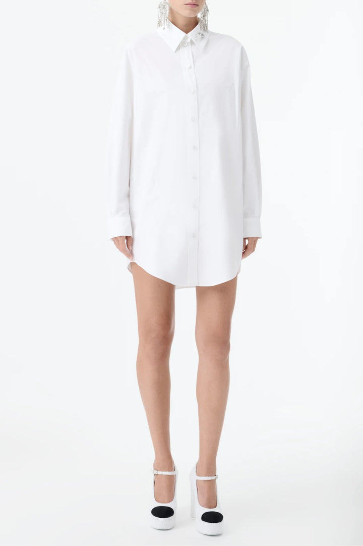 CHANEL Shirt Embroidered Cotton