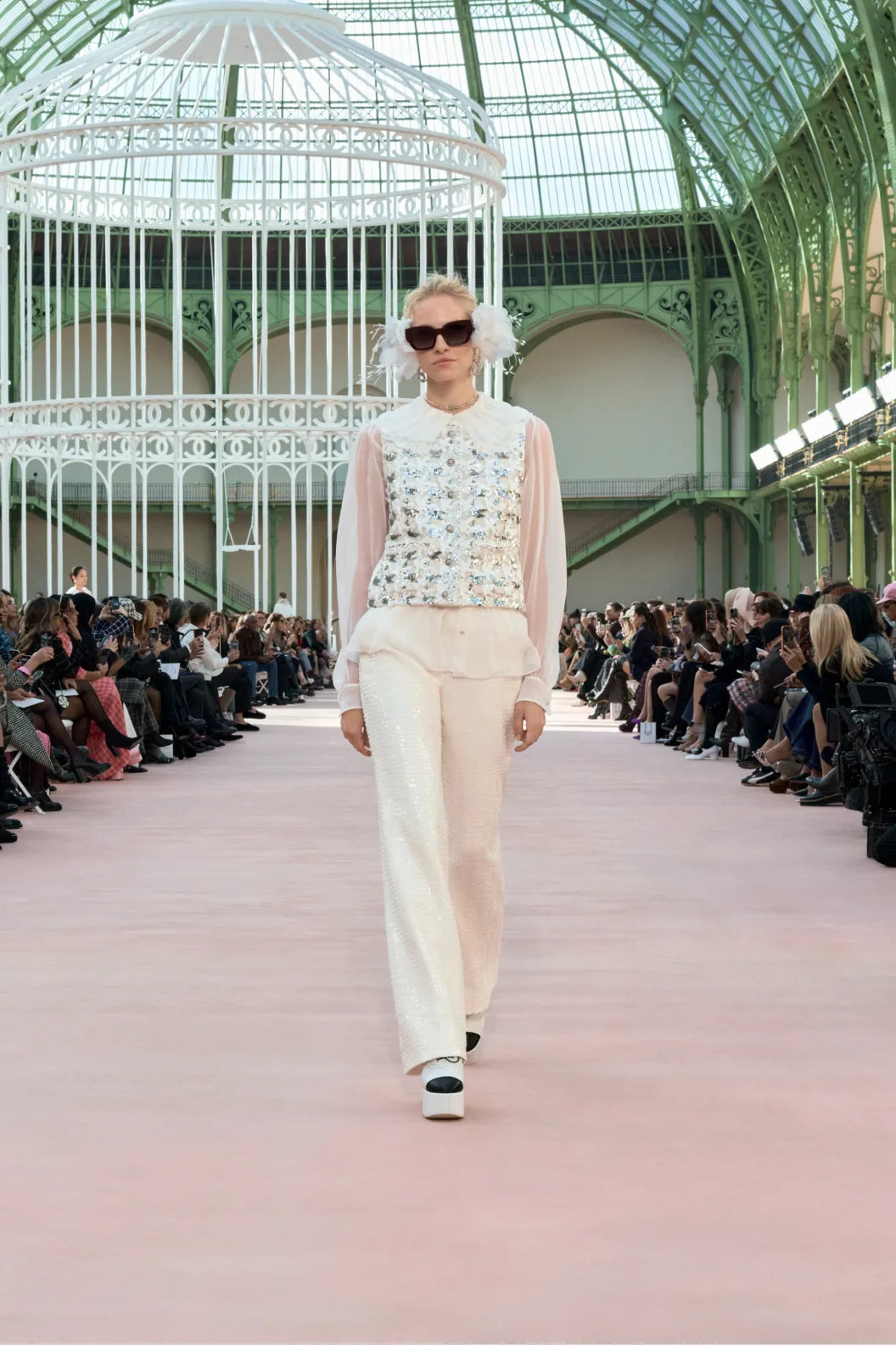 CHANEL Blouse Silk Muslin