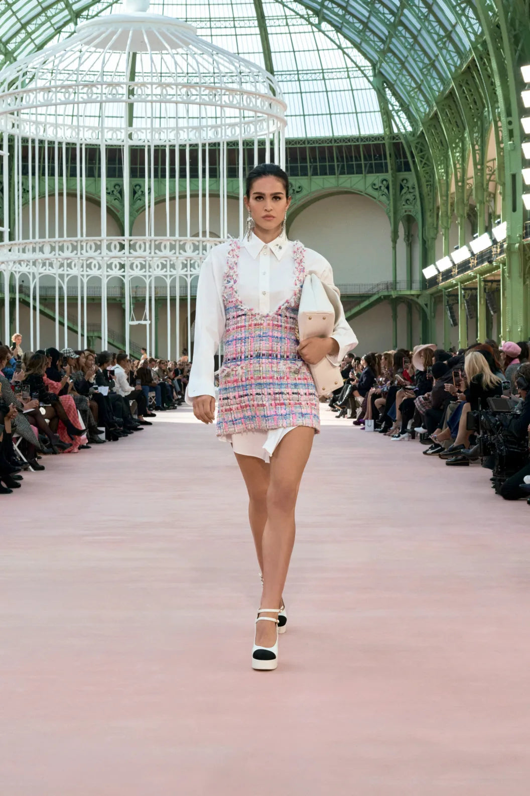 CHANEL Shirt Embroidered Cotton