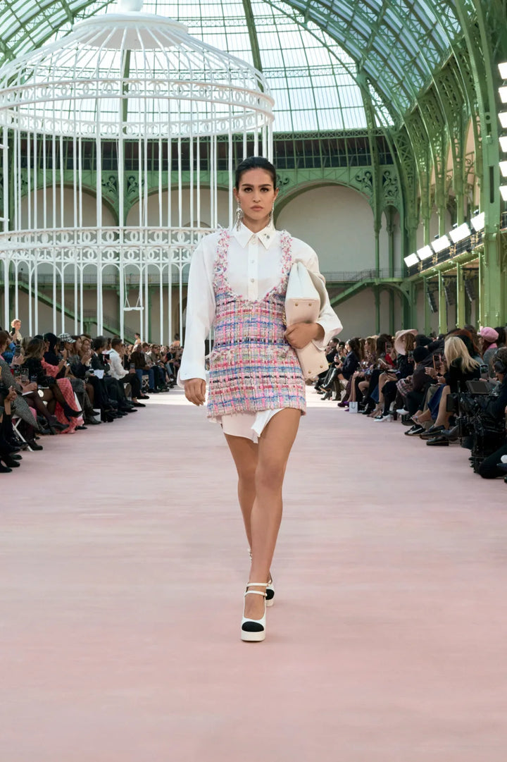 CHANEL Shirt Embroidered Cotton