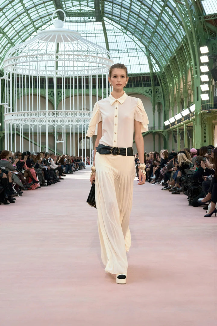 CHANEL Blouse Silk Crepe