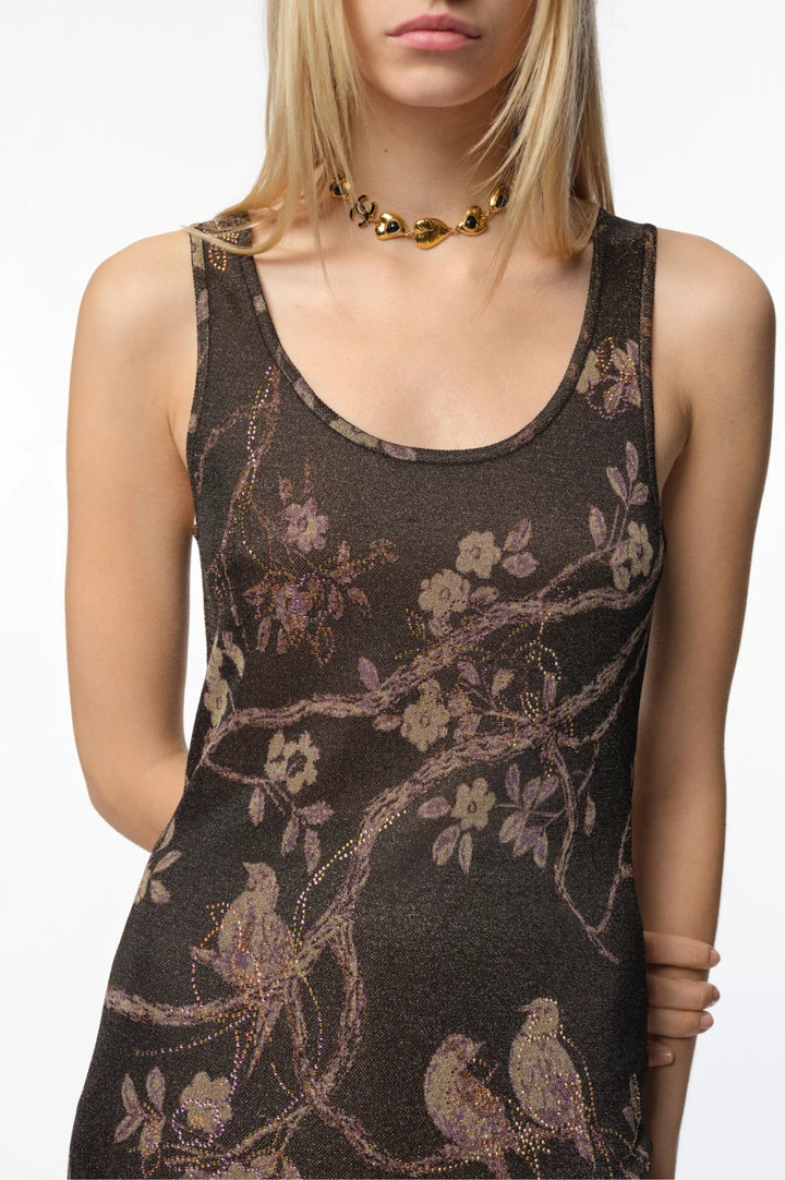 CHANEL Dress Mixed Fibers