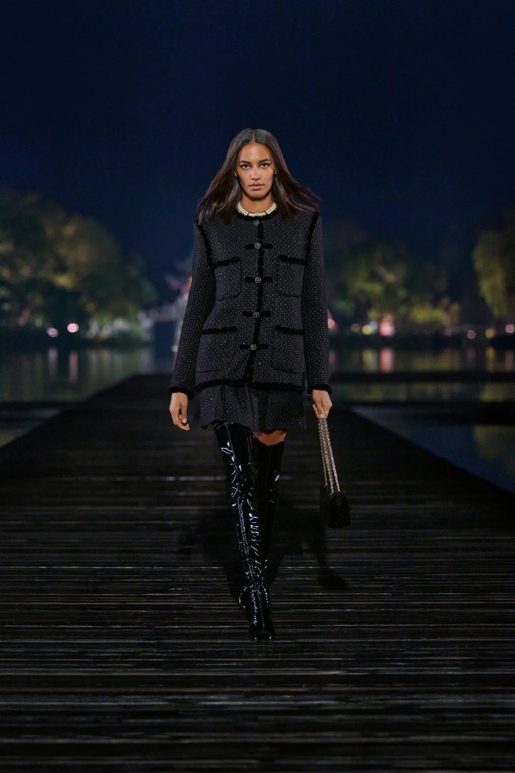 CHANEL  Dress Tweed