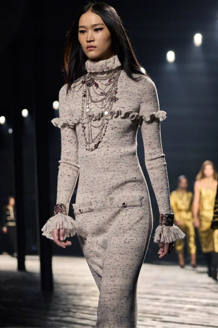 CHANEL  Métiers d’art   Dress   Wool