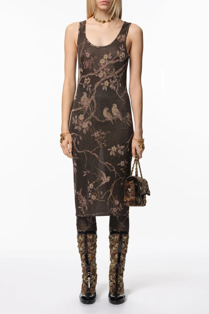 CHANEL Dress Mixed Fibers