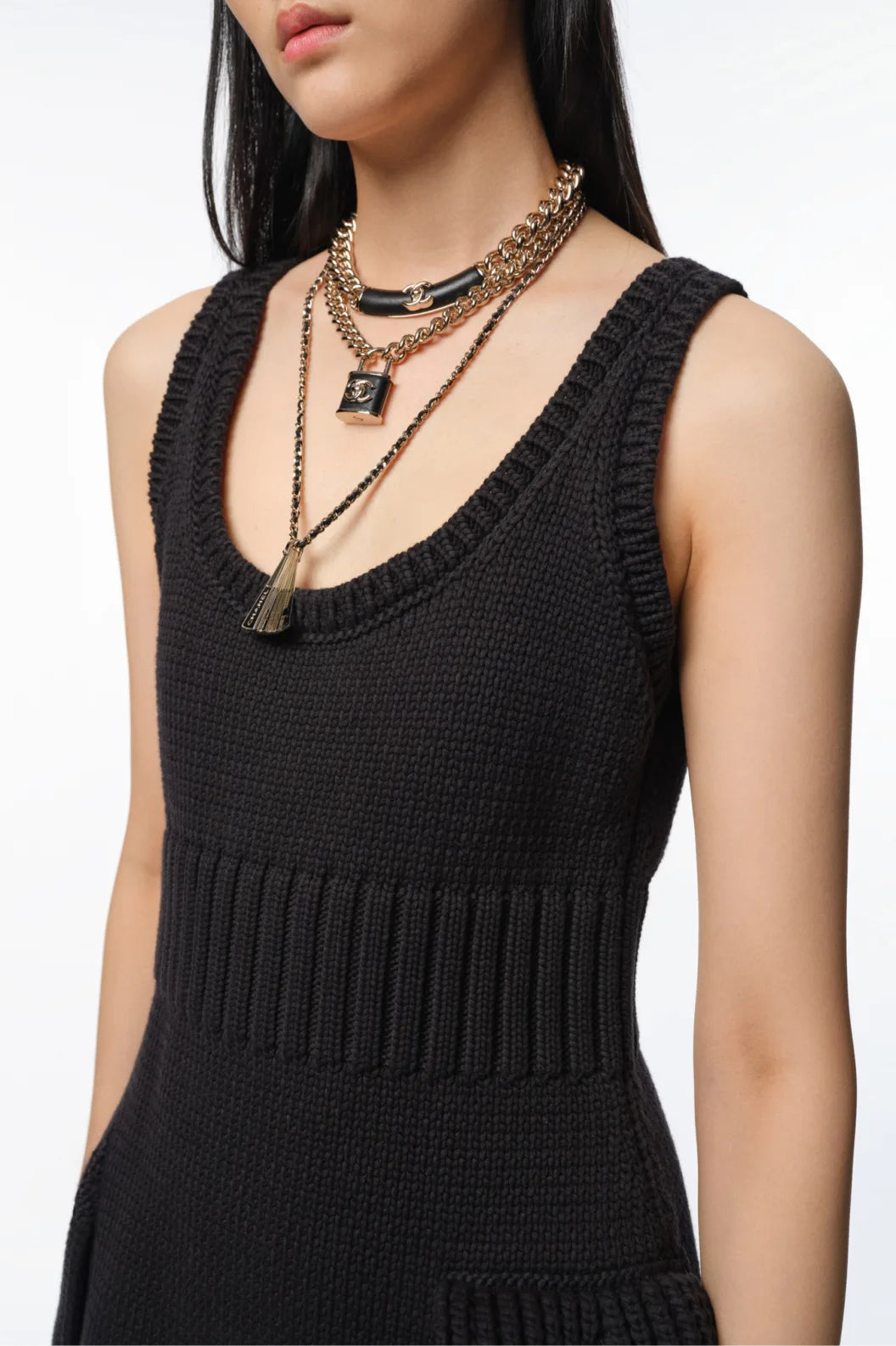 CHANEL Dress Cotton & Mixed Fibers