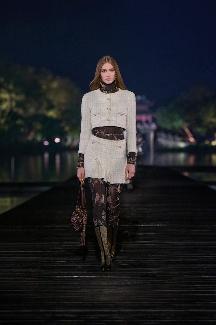CHANEL Métiers d’art   Jacket   Embroidered Linen & Wool Tweed