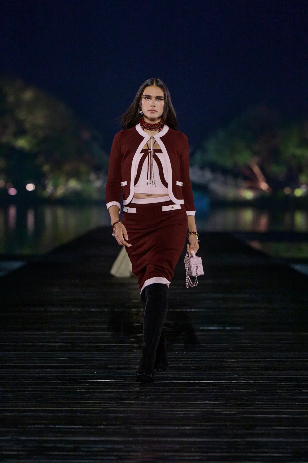 CHANEL Skirt Cashmere