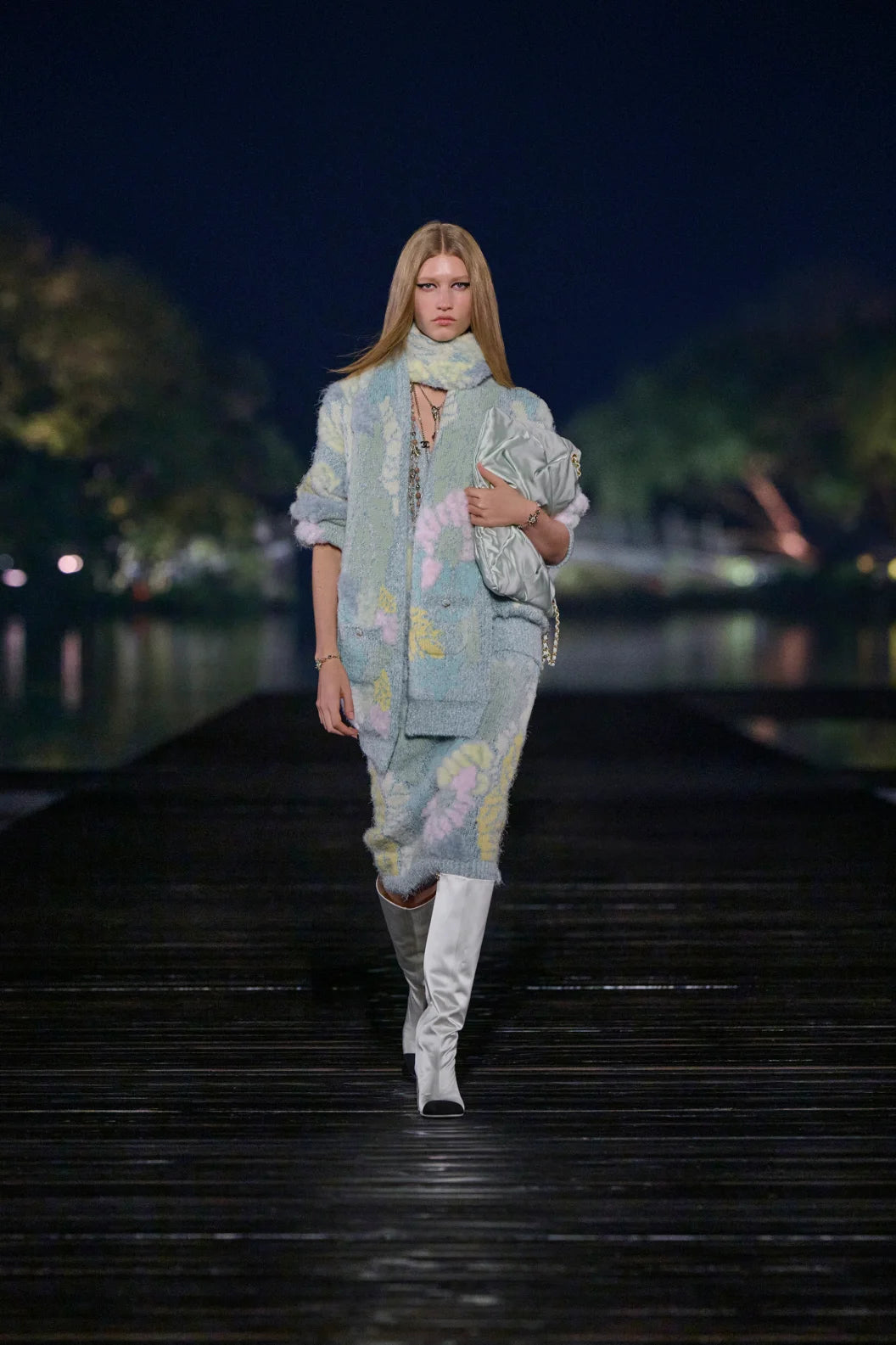 CHANEL Skirt Cashmere & Silk