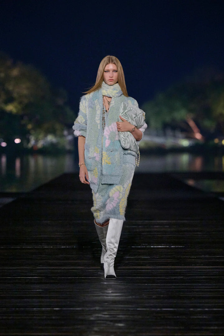 CHANEL Skirt Cashmere & Silk