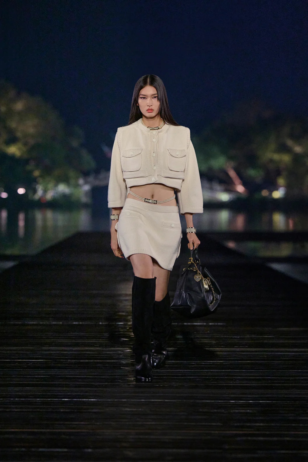 CHANEL Skirt Cotton & Mixed Fibers