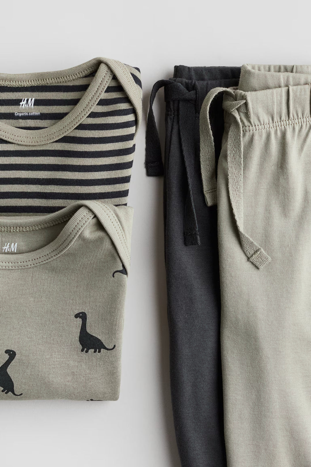 H&M 4-piece Cotton Jersey Set