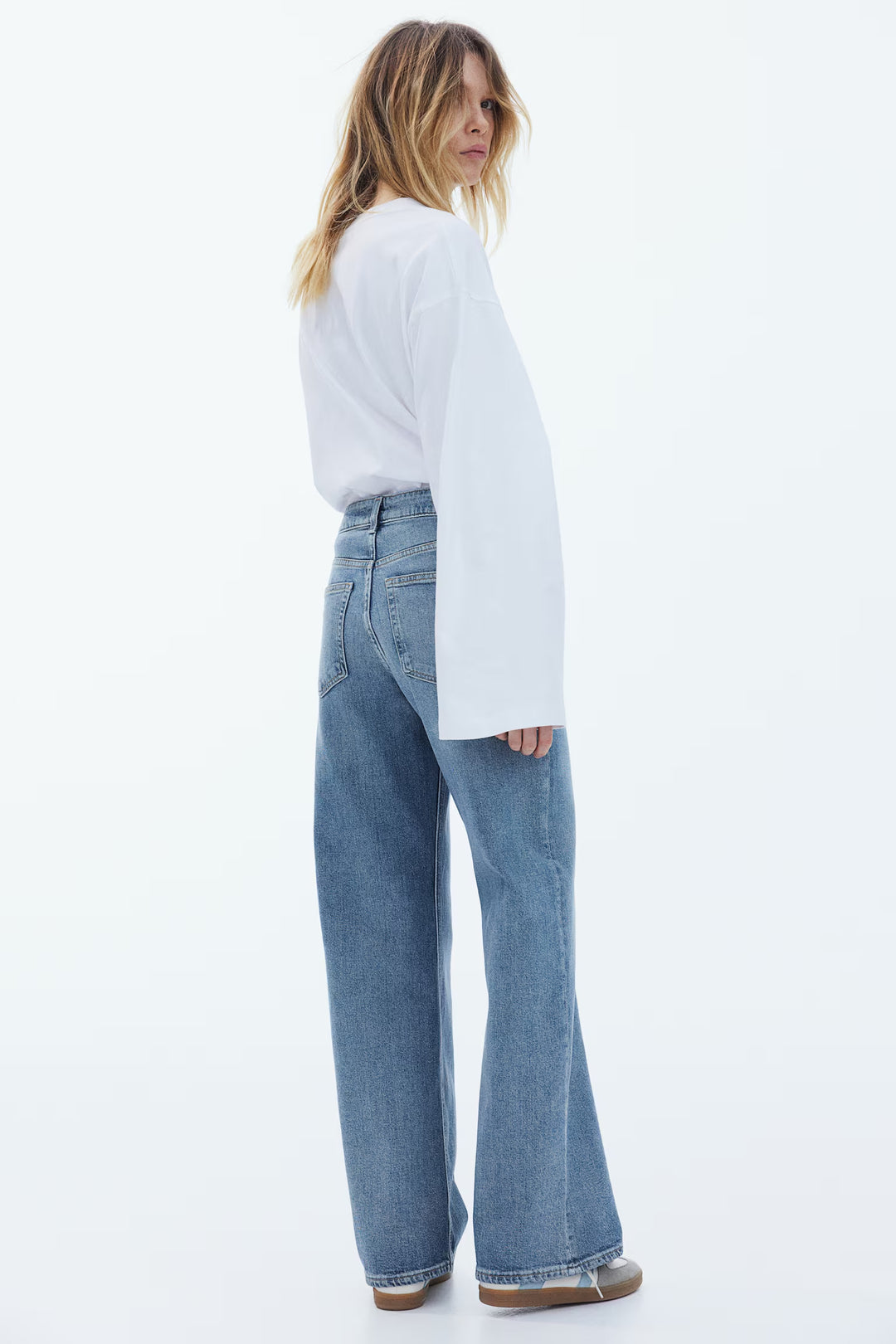 H&M Harper High Rise Wide Leg Jeans