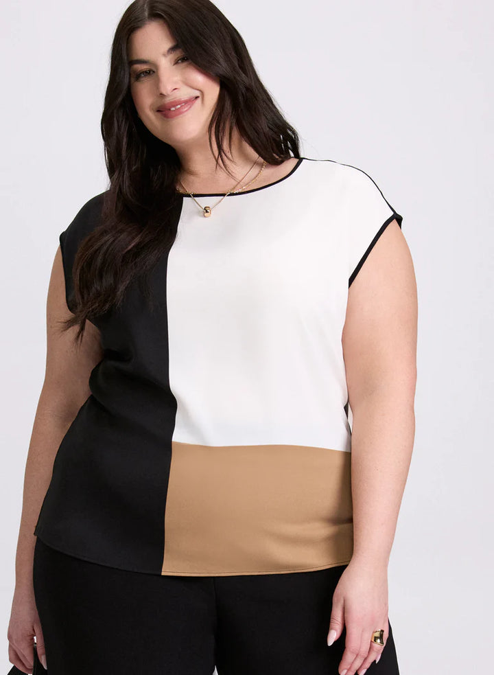 LAURA Colour Block Top