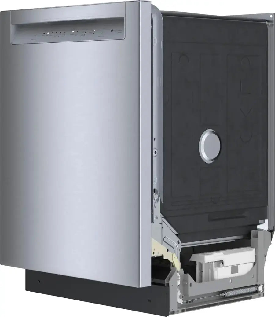 Bosch - 300 Series 24" Front Control Smart Built-In Tub Dishwasher with 3rd Rack, 48 dBA - Stainless Steel