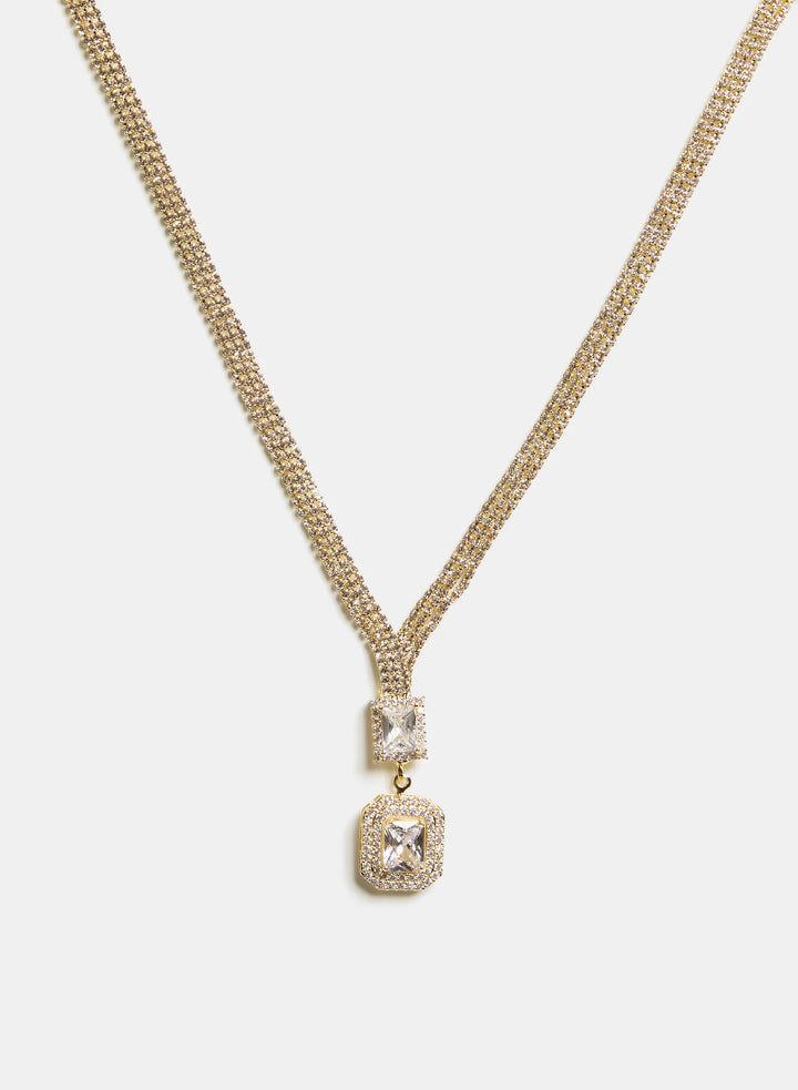 Laura Crystal Chain Necklace