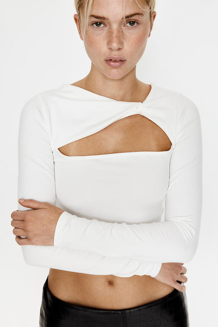 H&M Twist-Detail Crop Top