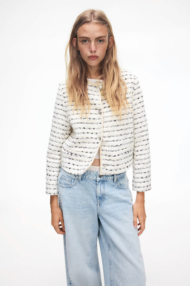 H&M Textured-Weave Jacket