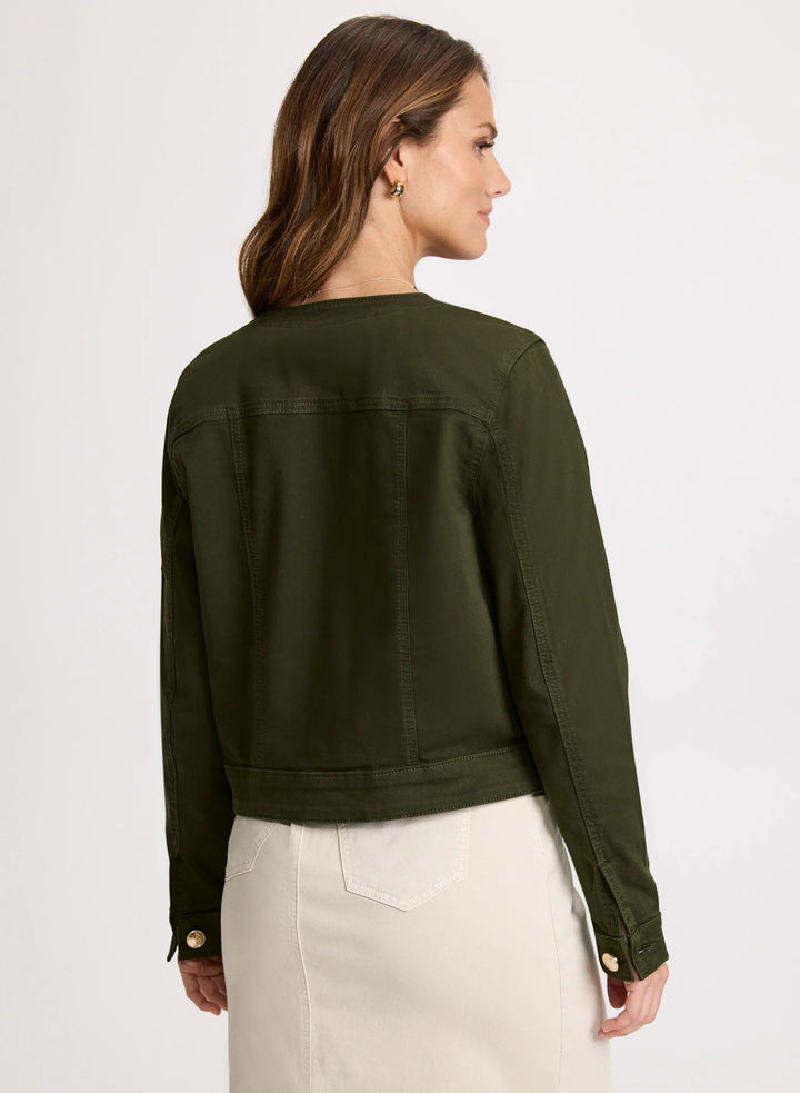 LAURA Cargo Pocket Denim Jacket