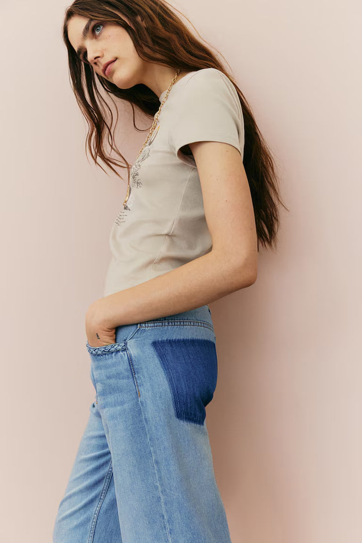 H&M PRINTED T-SHIRT