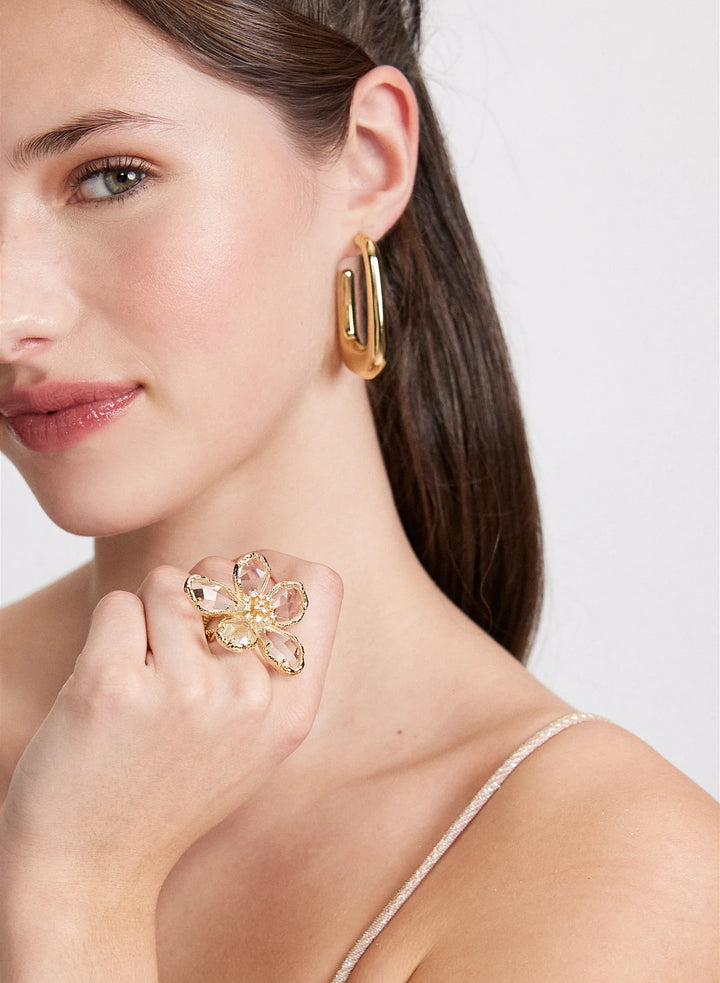 Laura Flower Stone Ring
