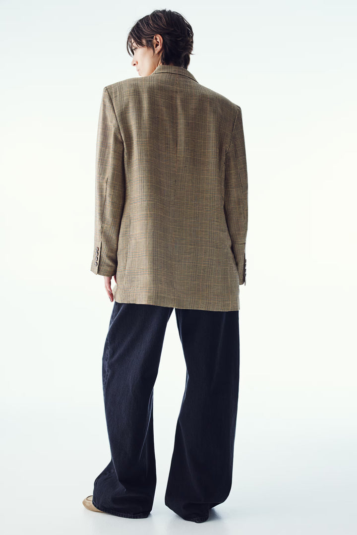 H&M Linen-Blend Blazer
