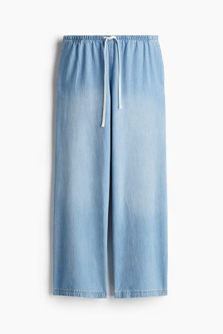 H&M Denim Drawstring Pants