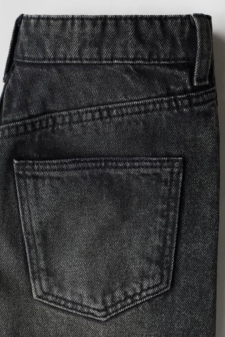 H&M Frayed-Edge Denim Shorts