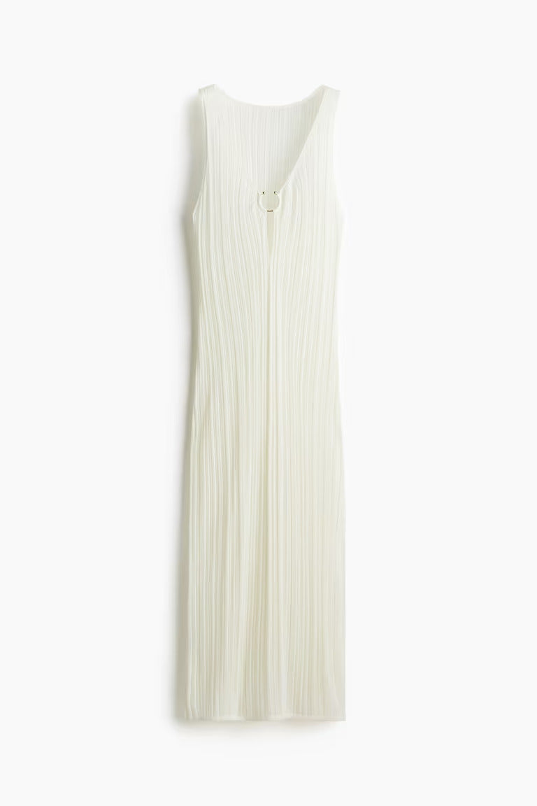 H&M Rib-Knit Beach Dress