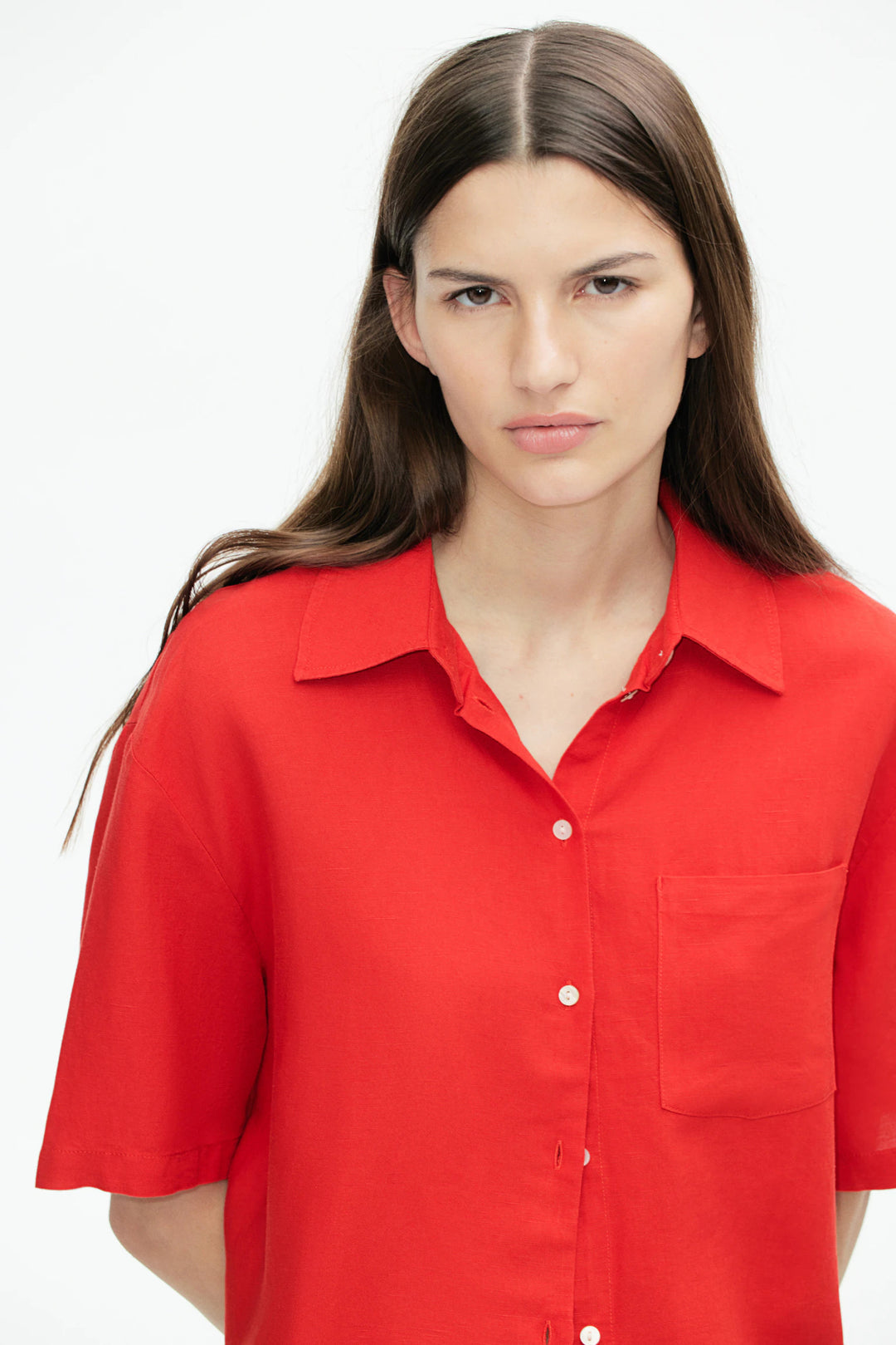 H&M Linen-Blend Shirt