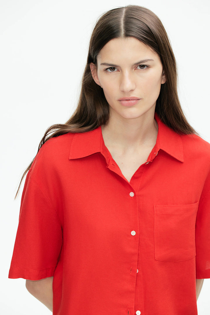 H&M Linen-Blend Shirt